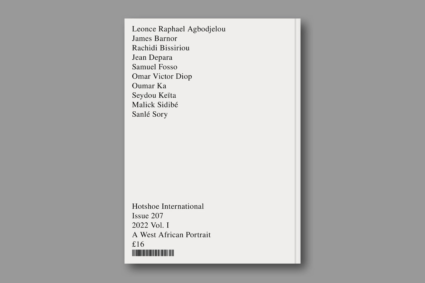 Issue 207: A West African Portrait