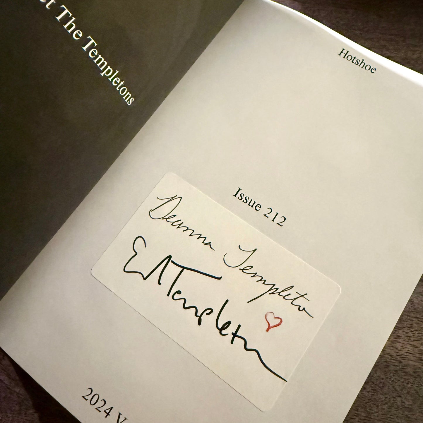 Signed - Issue 212: Meet The Templetons